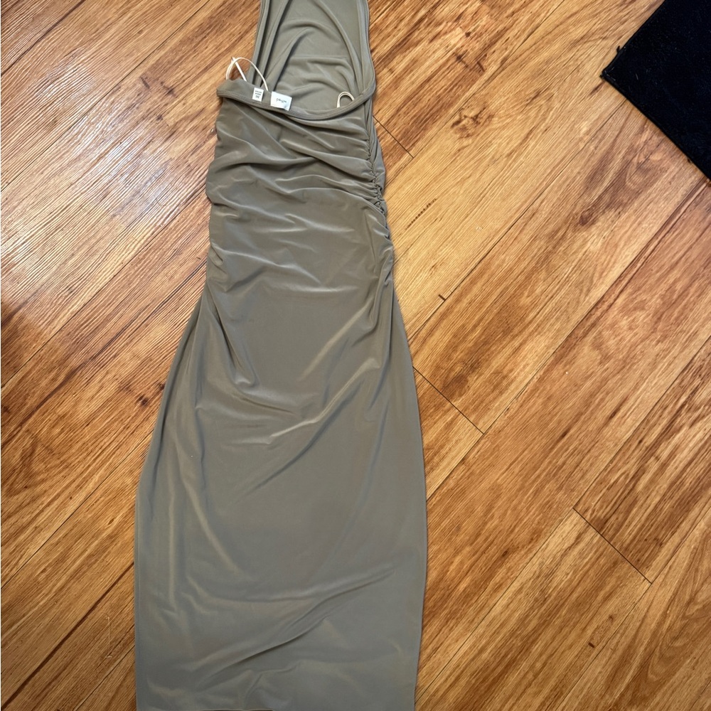 Wilfred halter neck Olive Dress